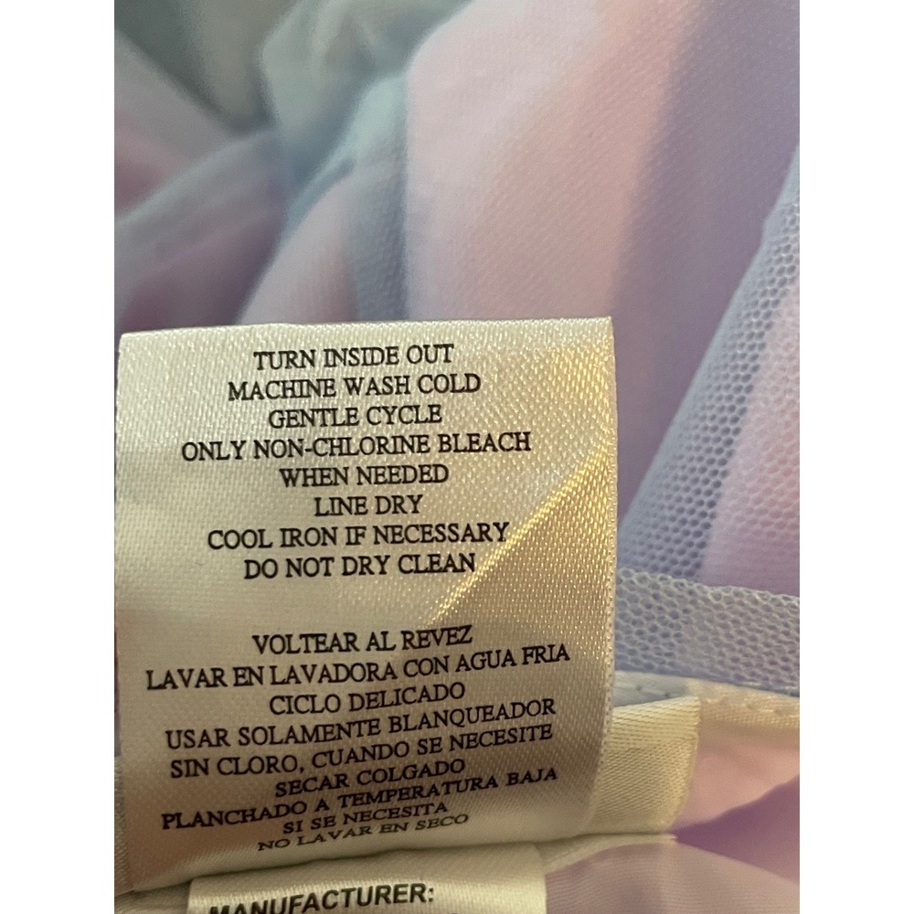 Jona Michelle Girls Size 8 Blue Lavender Sequin Tulle Party Dress CO5790 - Picture 8 of 9